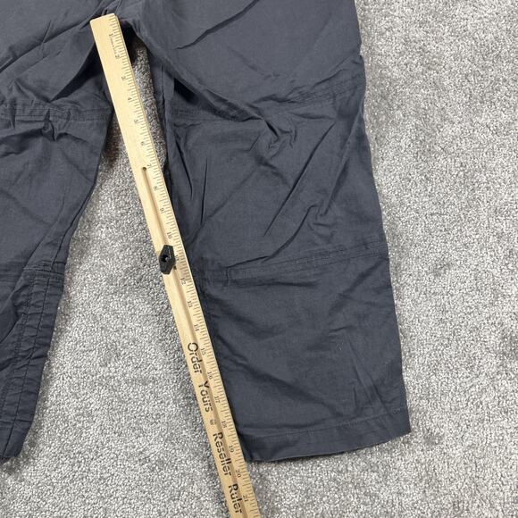Prana Cargo Pants Womens 8 Lightweight Thin Breathable Pockets Adjustable Length - Picture 8 of 11